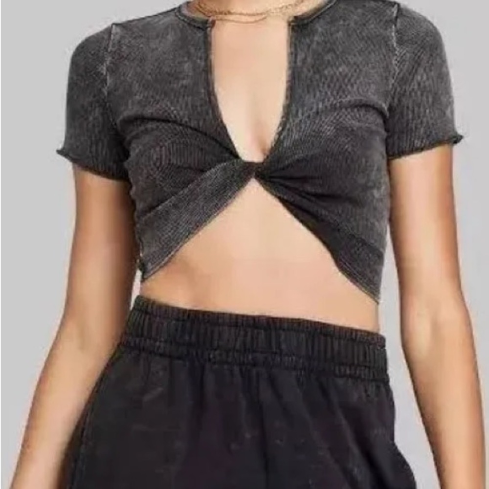 Wild Fable Twist Crop Top